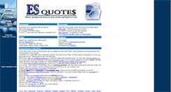 Desktop Screenshot of esquotes.com